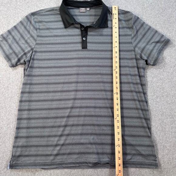 Ping Sensor Cool Striped Golf Polo Shirt Men's XL Performance Short Sleeve - Picture 6 of 11
